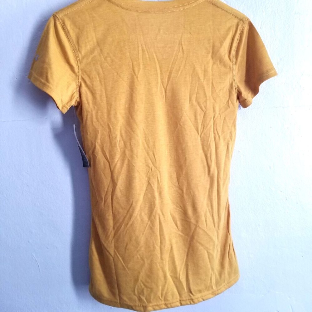 Champion Mizzou Tigers T Shirt Women Small Gold Short Sleeve V-Neck - Picture 5 of 10